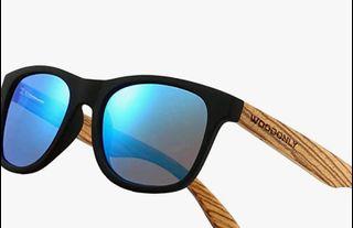 New in box Wood only polarized sunglasses