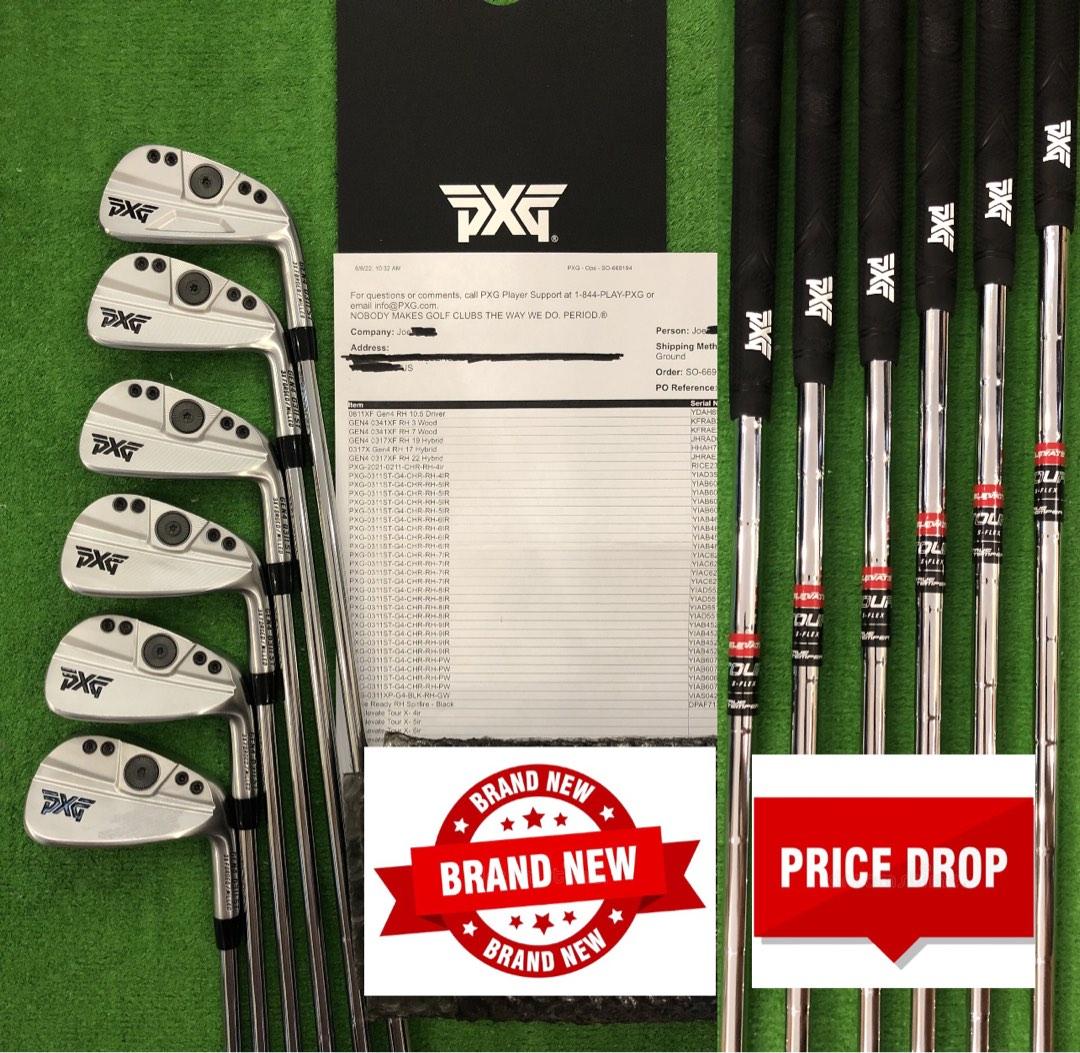 NEW PXG GEN4 0311 ST (5-P) Milled Forged Irons [6 Pieces] [With NEW True  Temper Elevate Tour Stiff Flex Steel Shafts] [🚨PRICE DROP!🚨](2022 Model) 