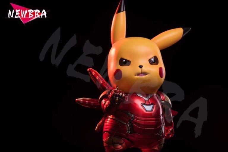 Newbra Studio – Pikachu IronMan MK85 Marvel Fixed Garage Kits Figure statue