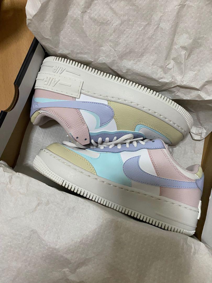 nike air force one pastel shadow shoes
