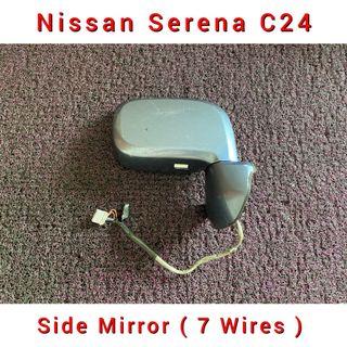 Nissan Serena C24 Auto Flip Side Mirror ( 7 Wires ) / Door Side Mirrors / Cermin Sisi Kereta