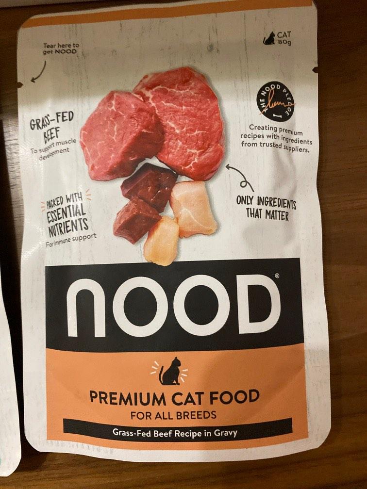NOOD Premium Cat Food (Lamb or Beef), Pet Supplies, Pet Food on Carousell