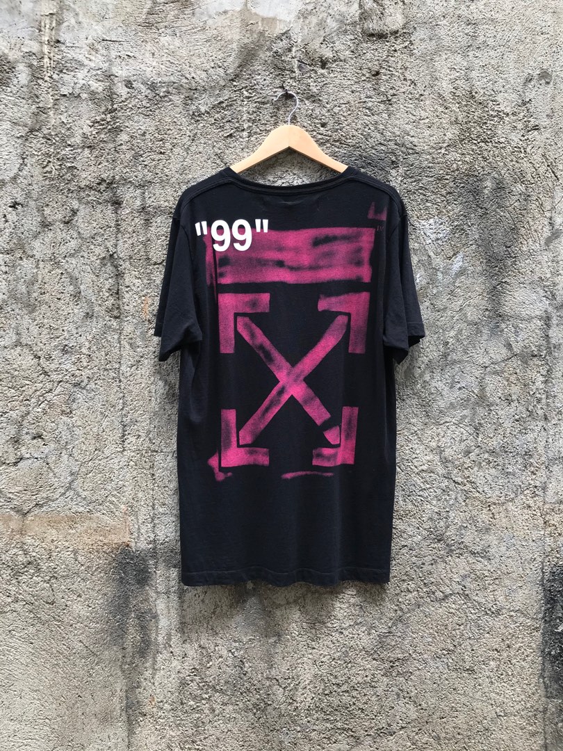 Off white impressionism top tee pink