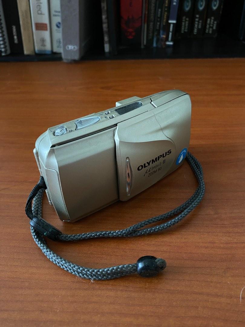 Olympus mju ii zoom 80 film camera, Photography, Cameras on Carousell