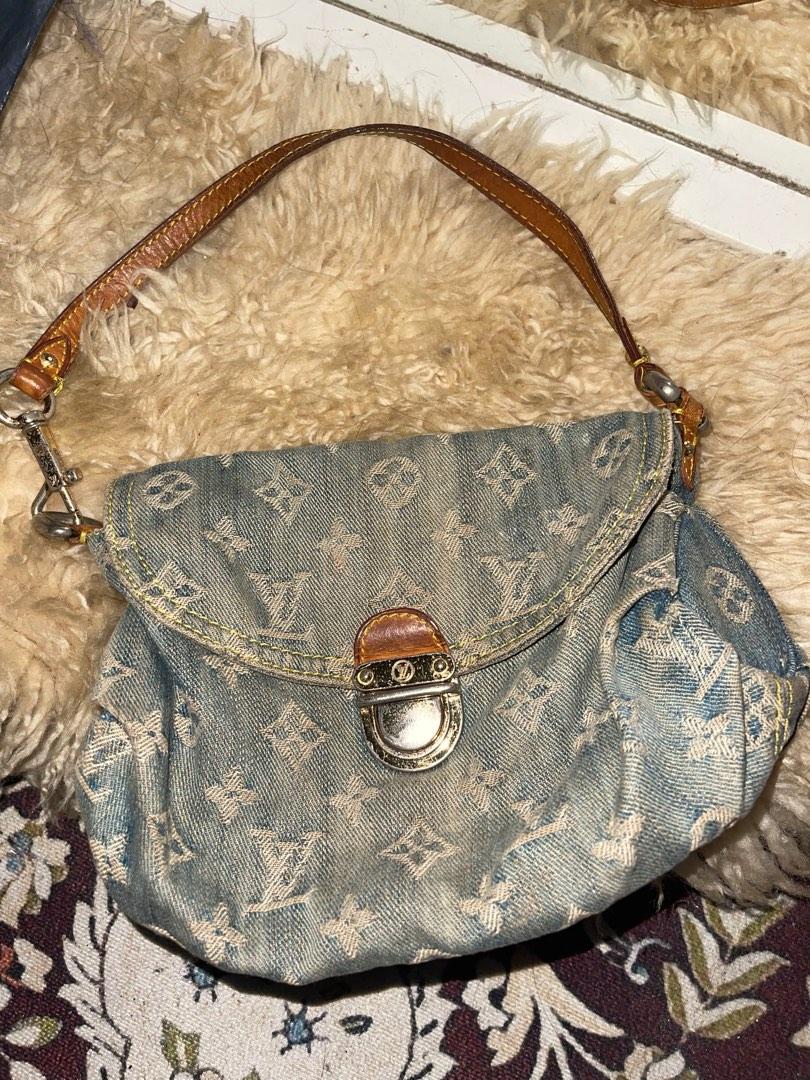 Louis Vuitton 2006 pre-owned Denim Monogram Pleaty Handbag - Farfetch