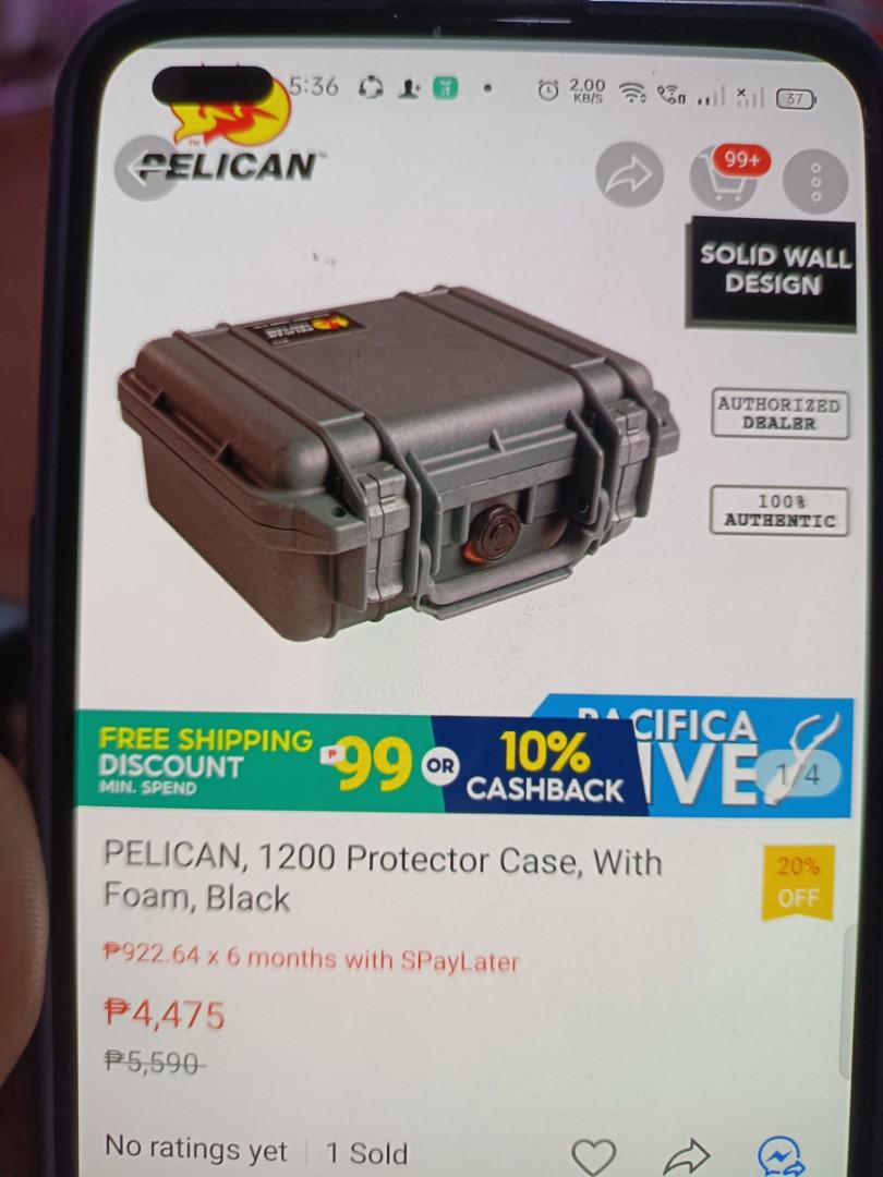 Pelican 1200 Protector Case For your DSLR camera Slightly Used (Category: Dry Boxes & Cabinets) located in Caloocan City. Submitted by mr.carlo_dslr_laptop (Listing ID 1191578222, Image 2). Description: Pelican 1200 Protector Case For your DSLR camera Slightly Used 2,500 Last price Bought 6,000 sa Sm Noon sa shopee nasa 4500 ang Brandnew Minor Scratches only 2,500 Steal Price natin 2,500 Steal Price natin Location Monumento Caloocan city Meet up 