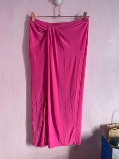 Pink skirt beach cover up