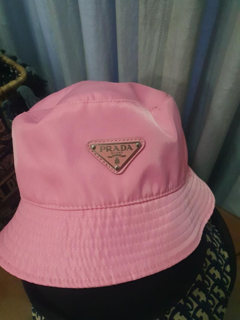 Prada bucket hat 75rb, Fesyen Wanita, Pakaian Wanita, Lainnya di Carousell