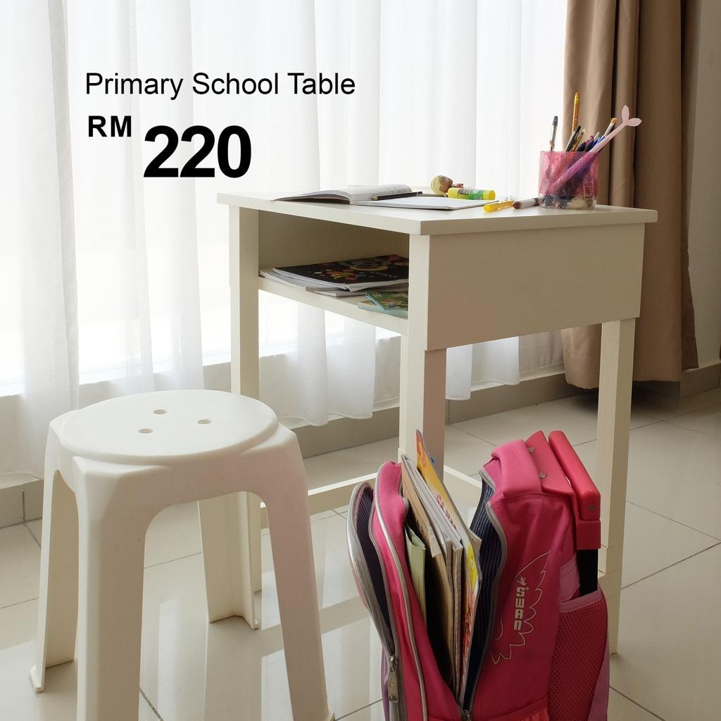 Primary School Study Table, Furniture & Home Living, Furniture, Tables
