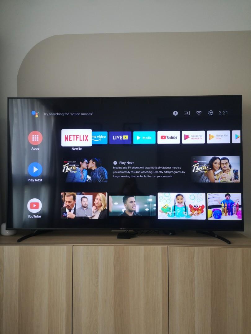 Prism+ 75 inch Android TV, TV & Home Appliances, TV & Entertainment, TV ...
