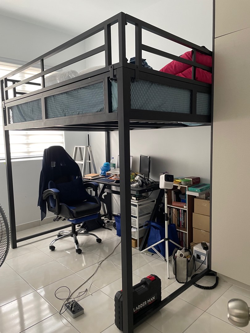 Queen Loft Bed, Furniture & Home Living, Furniture, Bed Frames