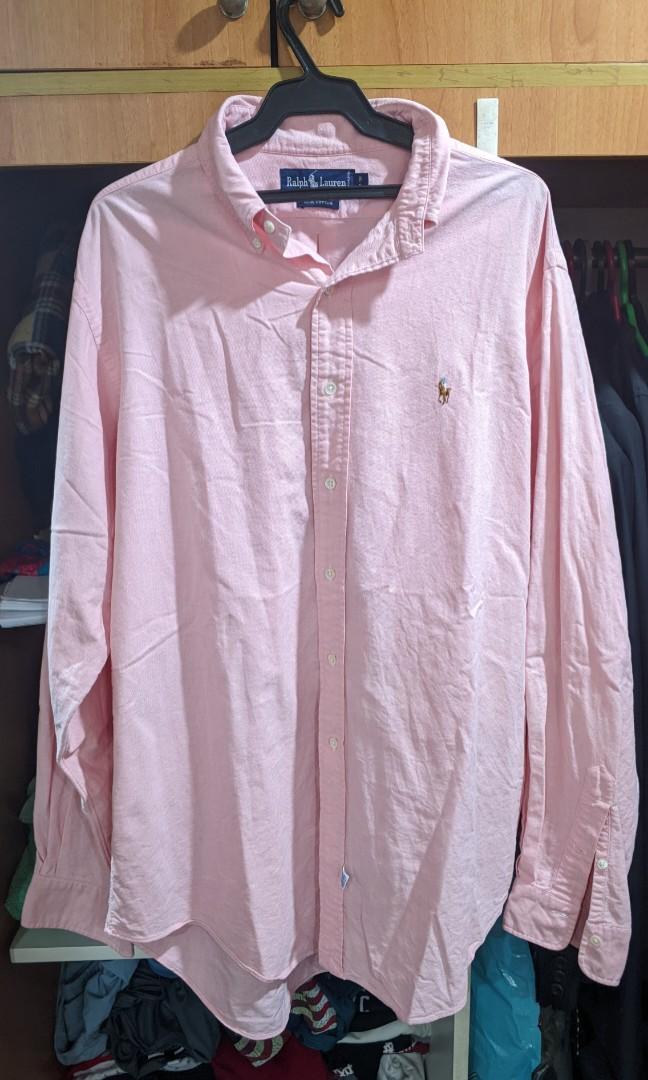 Vintage 2000’s pink Polo Ralph Lauren long sleeve top