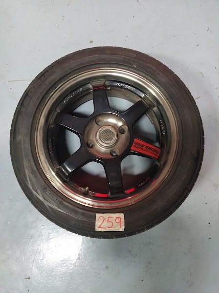 Rays Tyre and Rim Set, Car Accessories, Tyres & Rims on Carousell