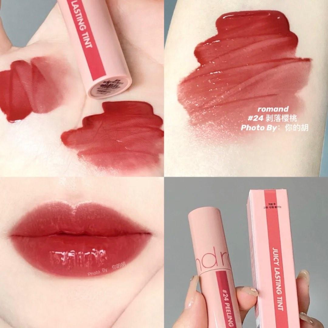 Romand Juicy Lasting Tint - 24 Peeling Angdoo, Beauty & Personal Care,  Face, Makeup on Carousell