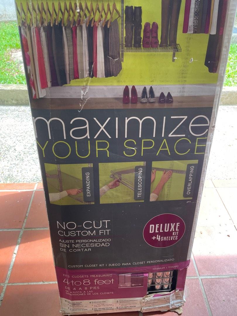 Rubbermaid Configurations Custom Closet Organizer, Furniture & Home