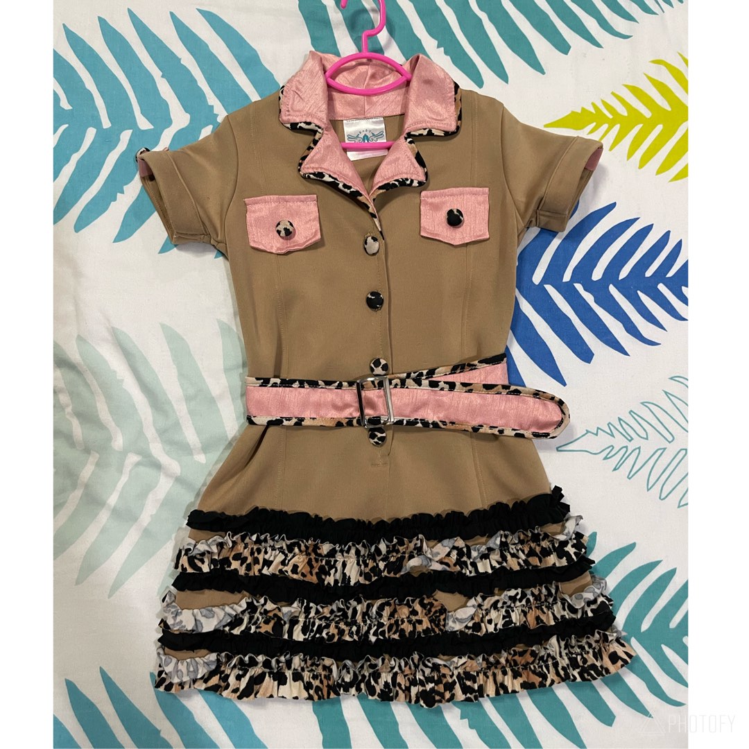 Safari Outfit for girls, Babies & Kids, Babies & Kids Fashion on Carousell