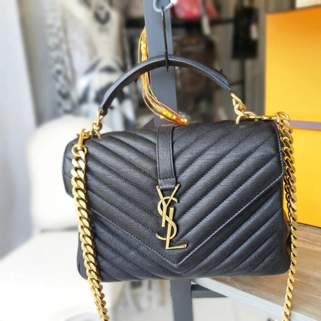 Ysl college gold hardware sale