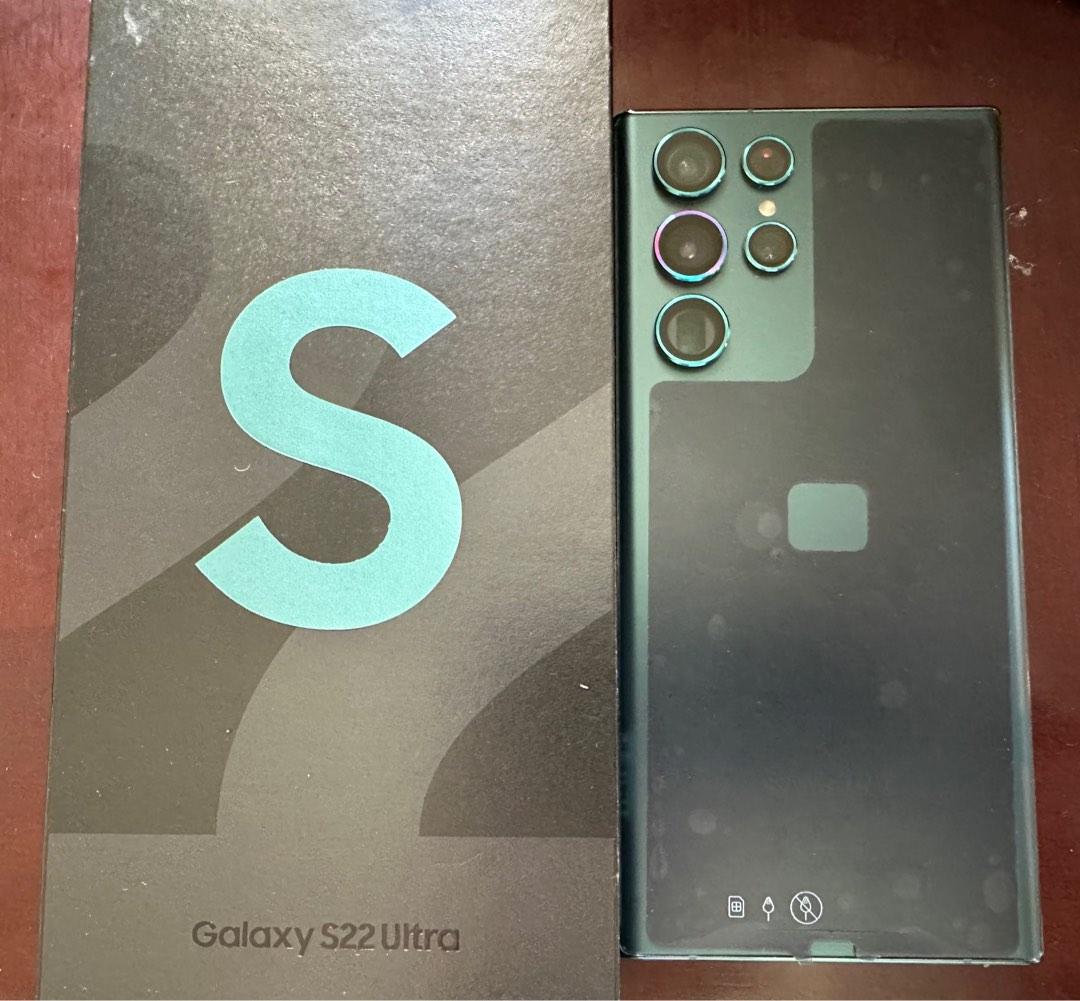Samsung S22 Ultra 12gb+256gb 綠色, 手提電話, 手機, Android 安卓
