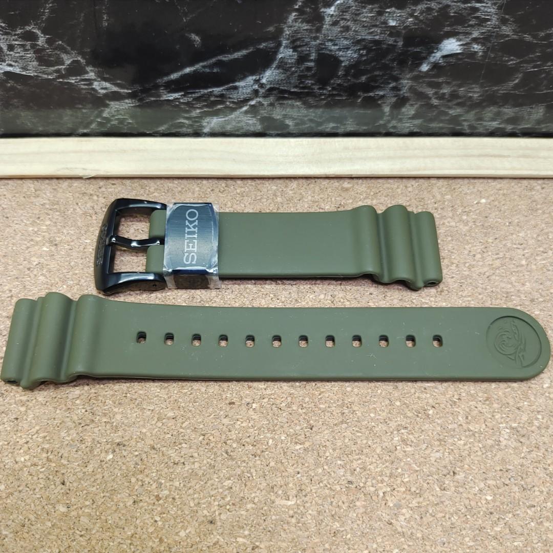 Seiko Prospex Diver's 22mm Green Silicone Rubber Strap, Men's Fashion,  Watches & Accessories, Watches on Carousell