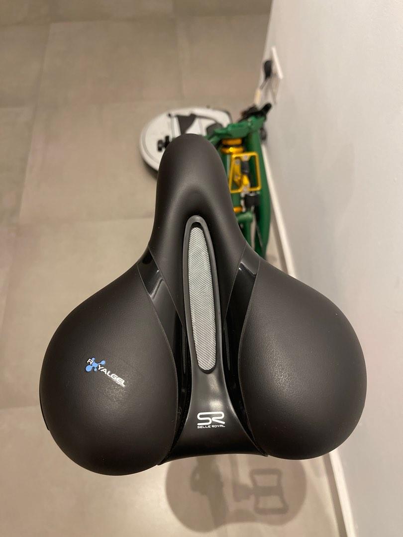 Selim Selle Royal Respiro Athletic Gel C/ Ventilação Preto