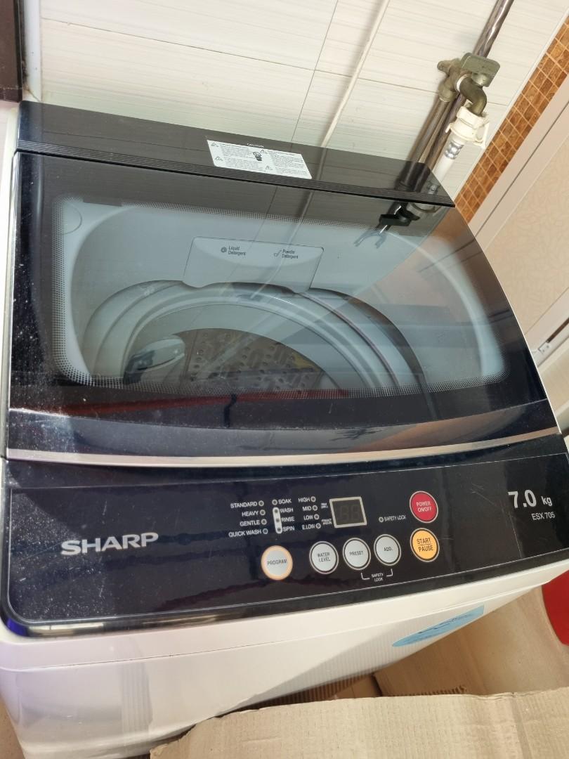 Sharp Washing machine 7.0kg, TV & Home Appliances, Washing Machines and