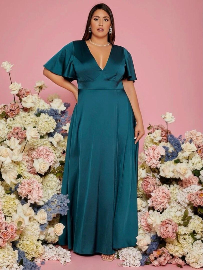 Plus size Shein dress - 1XL, Women's Fashion, Dresses & Sets, Evening  dresses & gowns on Carousell