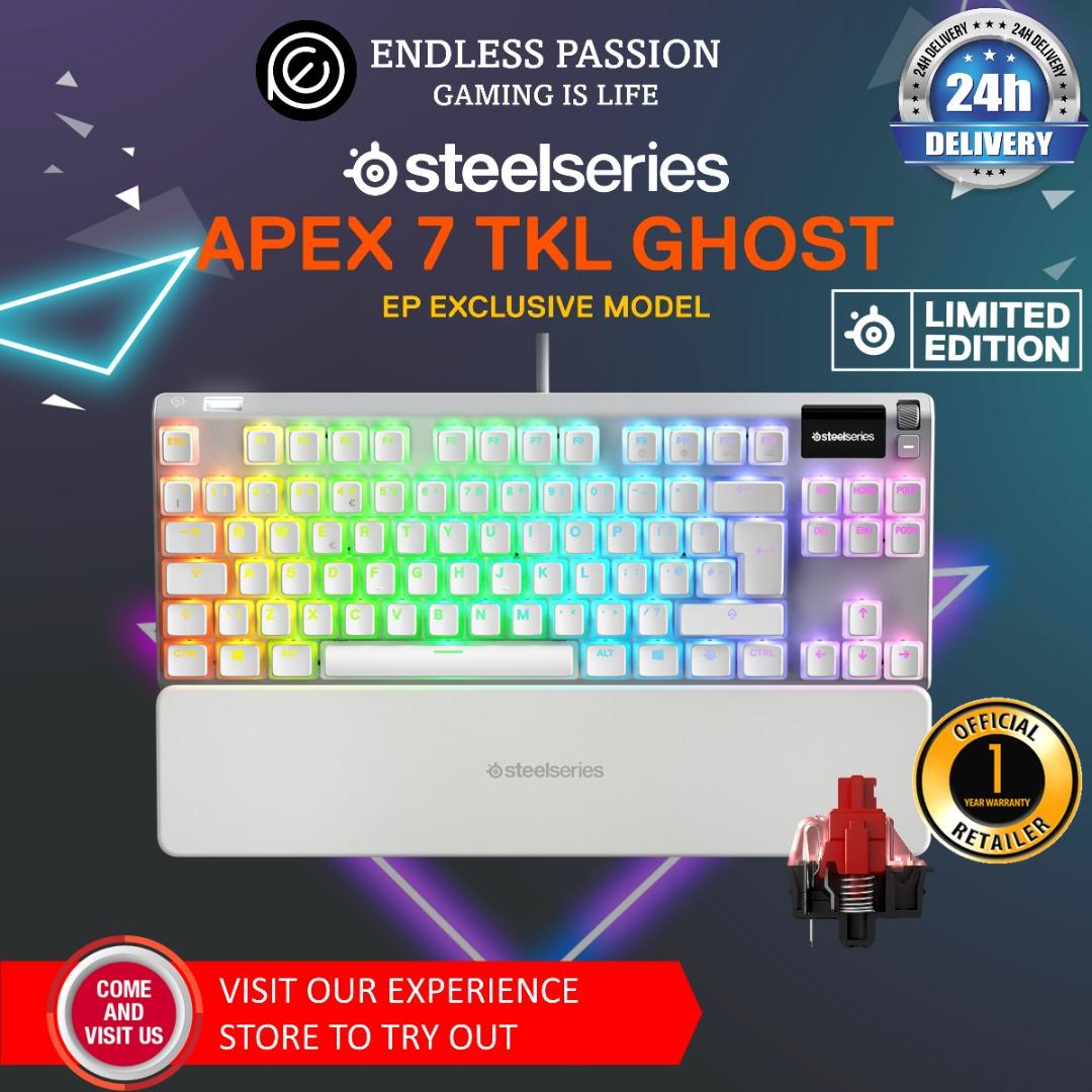 Steelseries Apex 7 Tkl Ghost Wired Gaming Special Mechanical