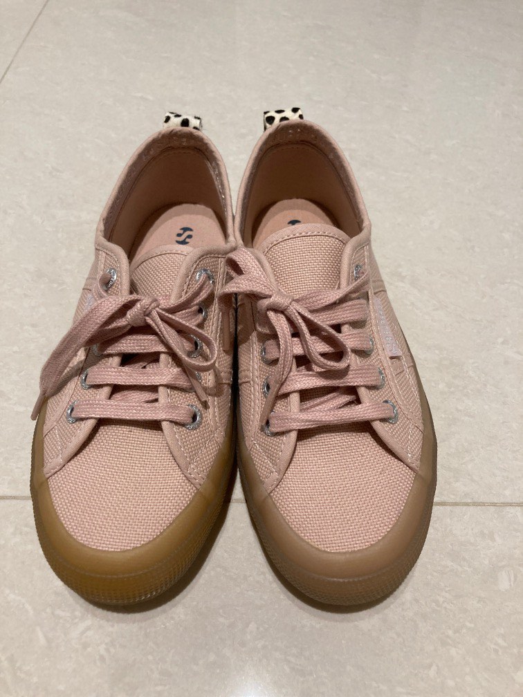 Superga 2750 Cot U ponytape pink color