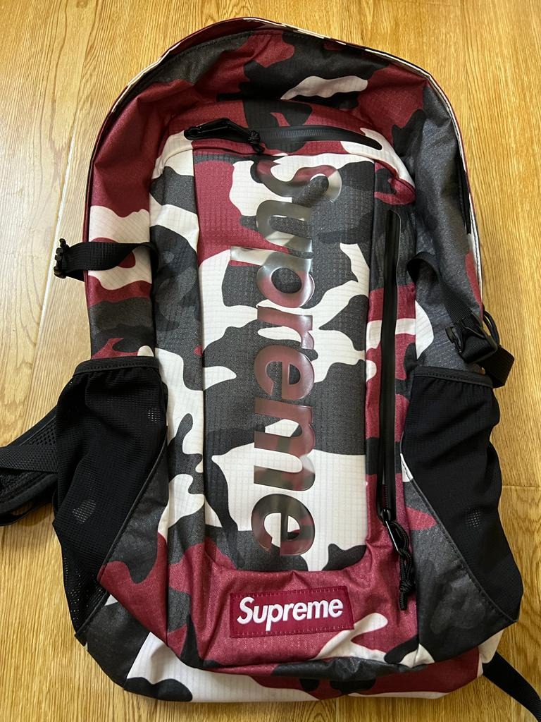 Supreme SS18 Red Cordura 24L Ripstop Nylon Backpack Bag IN HAND!