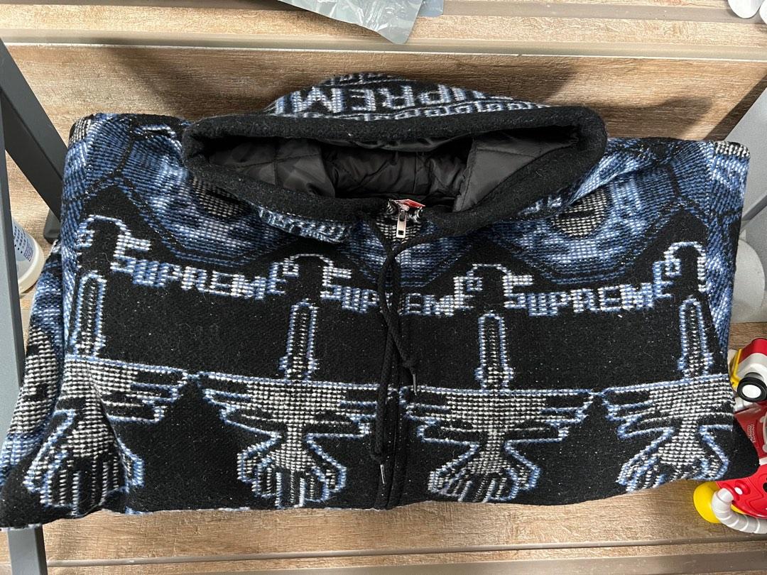 Supreme Woven Hooded Jacket Mサイズタイプジップアップ