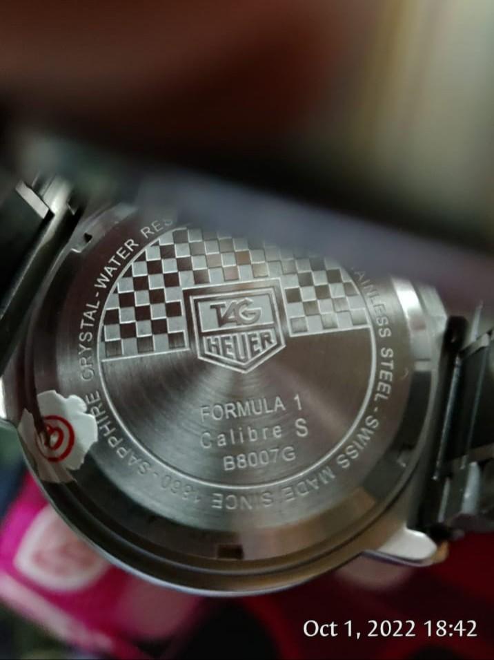 Tag heuer formula 1 calibre s b8007g sales