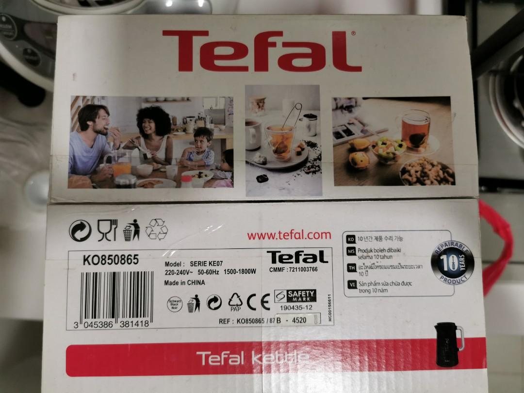 TEFAL 1.7 Litres Digital Kettle Serie KE07, TV & Home Appliances ...