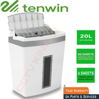 TENWIN Auto feeder paper shredder, paper cutter