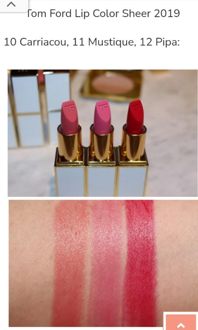 Tom Ford Lip Colour sheer, Beauty & Personal Care, Face, Makeup on Carousell