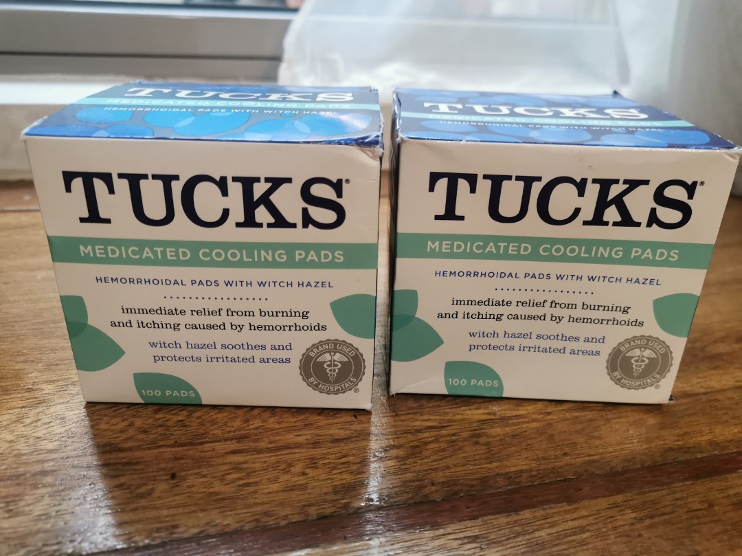 Tucks Medicated Cooling Pads - Hemorrhoidal Pads with Witch Hazel ...