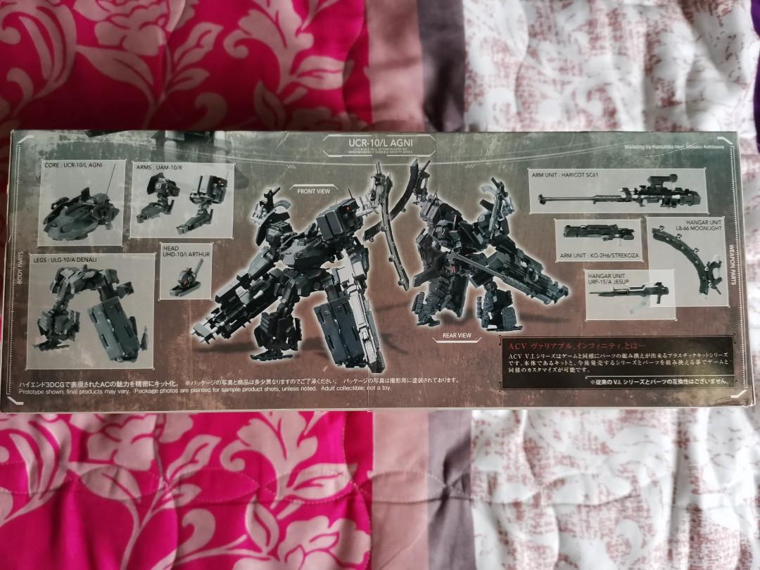 Vi Series Armored Core V Ucr 10l Agni Plastic Kit Hobbies And Toys Toys And Games On Carousell 6809