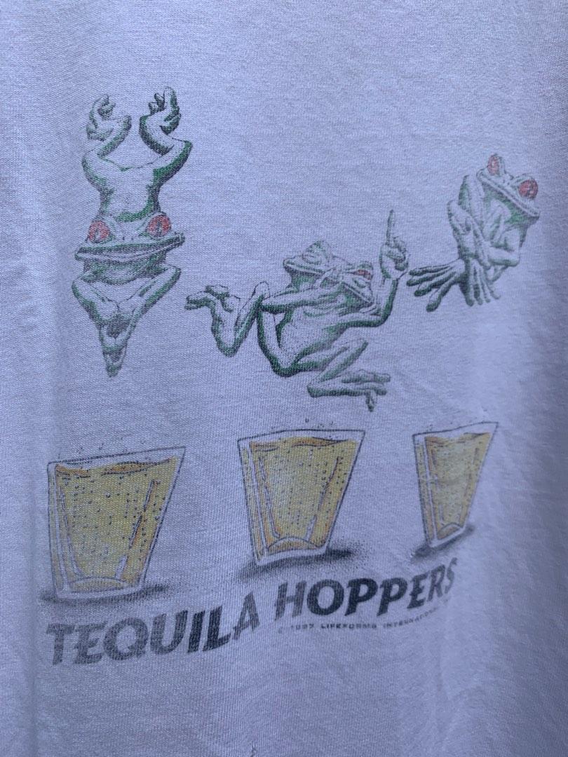 Vintage '97 Tequila Hoppers Tee, Men's Fashion, Tops & Sets, Tshirts