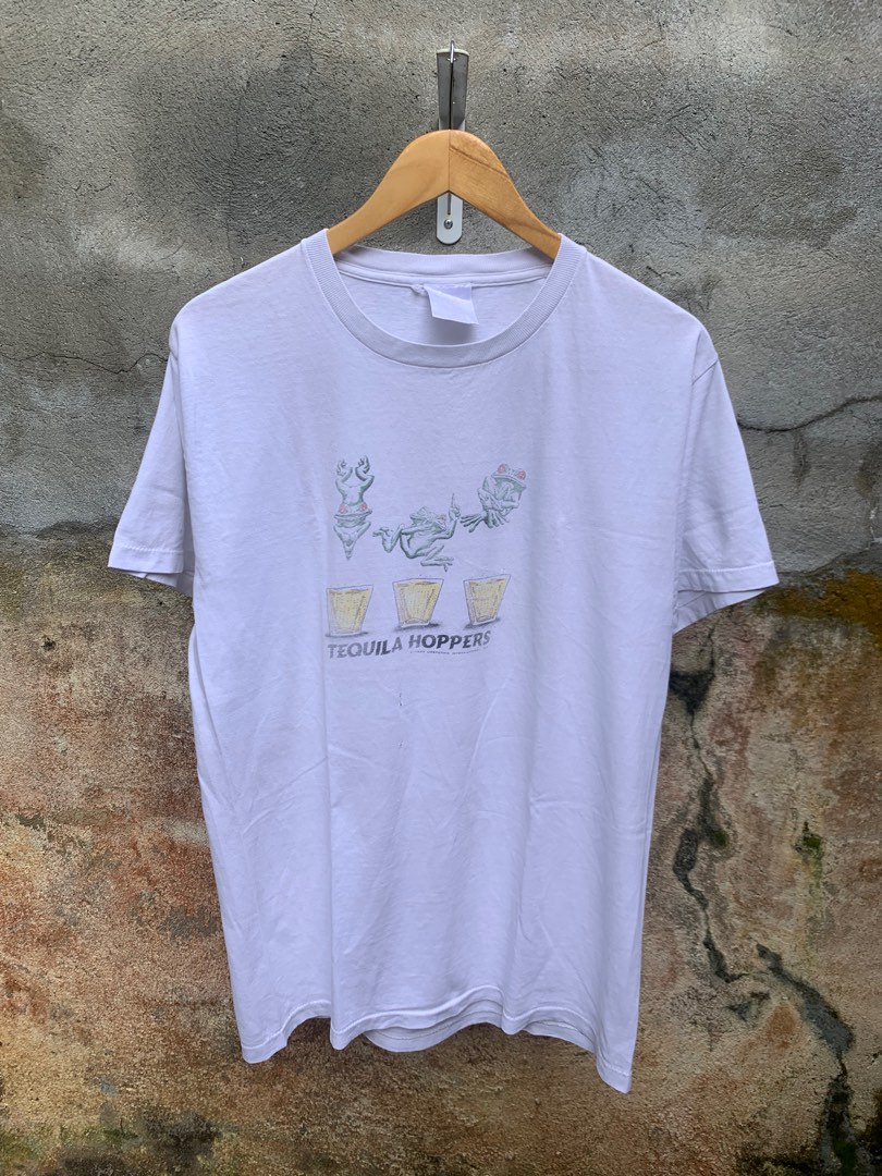 Vintage '97 Tequila Hoppers Tee, Men's Fashion, Tops & Sets, Tshirts