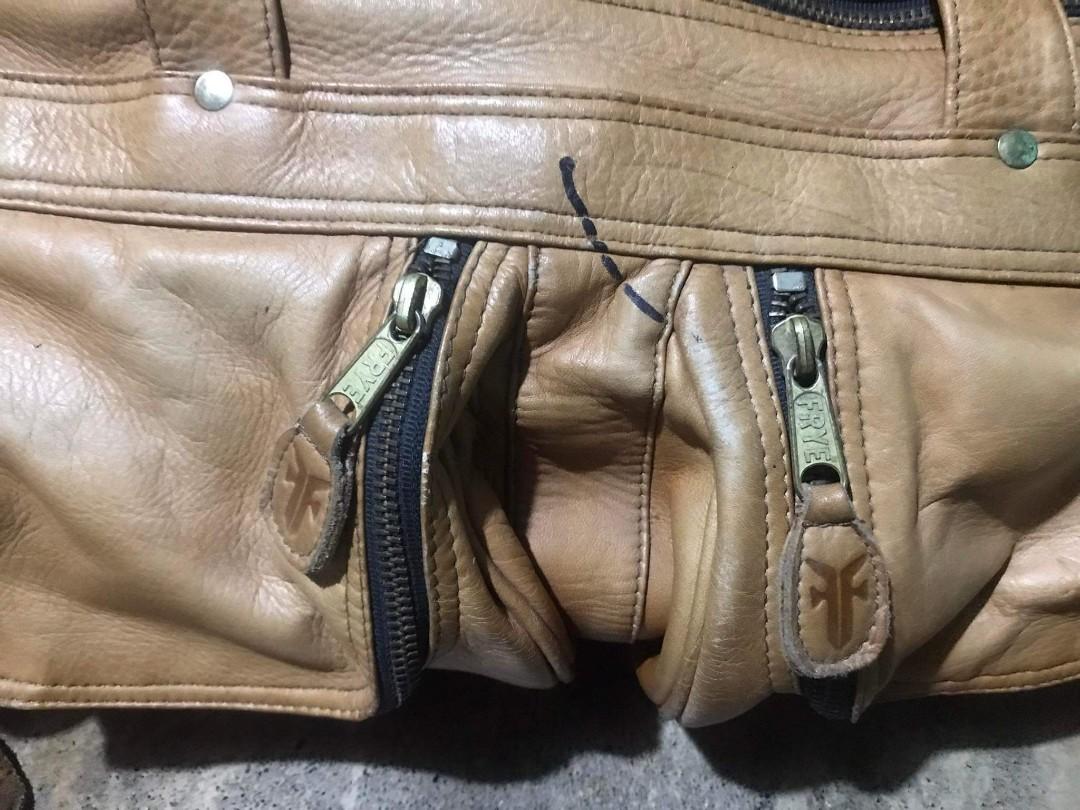 Frye leather weekender best sale bag
