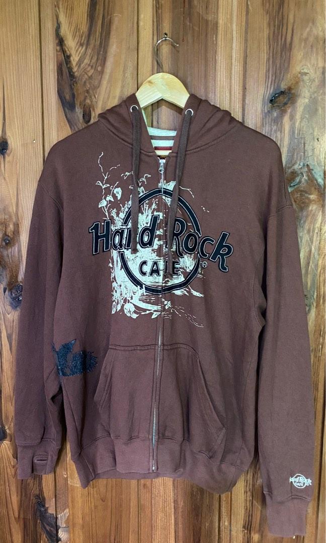 Hard rock cafe zip up hoodie Clearance