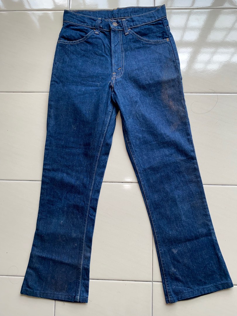 Vtg Levis 646 single Button 8 Men s Fashion Bottoms Jeans on