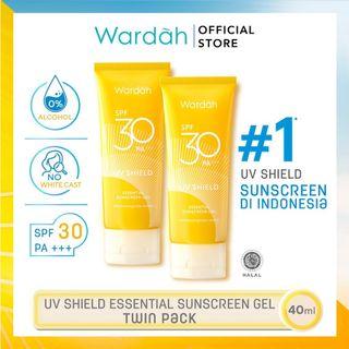[FREE ONGKIR] Wardah UV Shield Essential Sunscreen Gel SPF 30 40 ml
