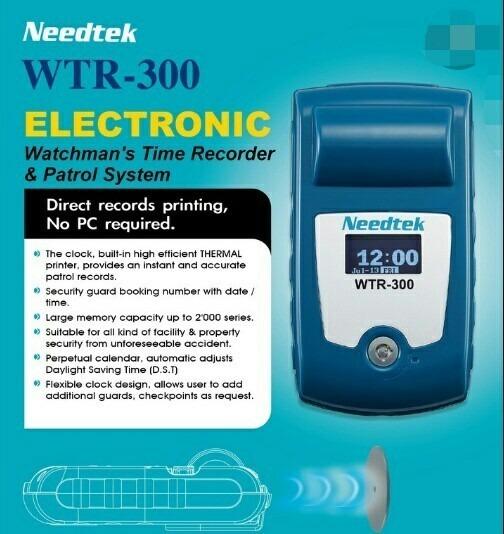 WTR300 Watchman clock, patrol guard, Computers & Tech, Office