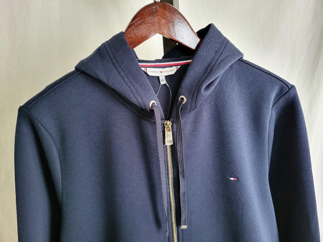 tommy hilfiger womens blue jacket