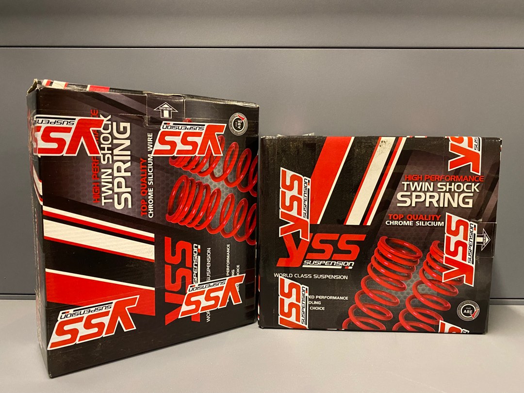 YSS Black Spring ONLY (Aerox V1), Motorcycles, Motorcycle Accessories ...