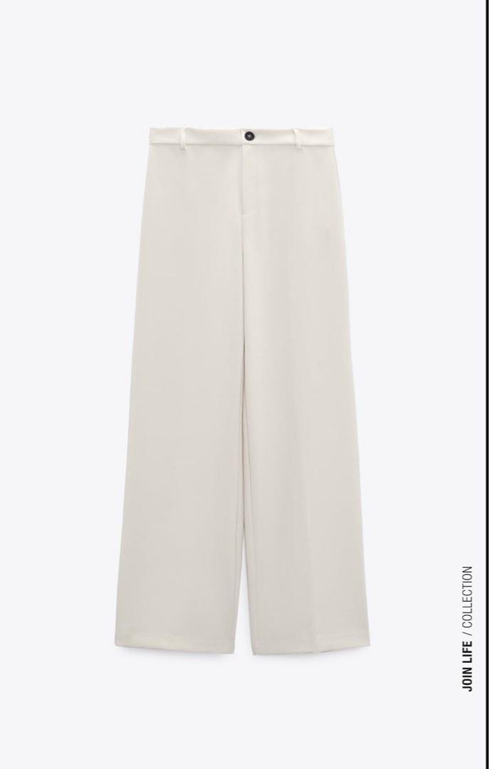 Zara wide leg trousers (Category: Other Bottoms) located in Cauayan City . Submitted by best_buyph_88 (Listing ID 1191526036, Image 2). Description: Brandnew zara Trousers.. size small wide leg color ecru...
