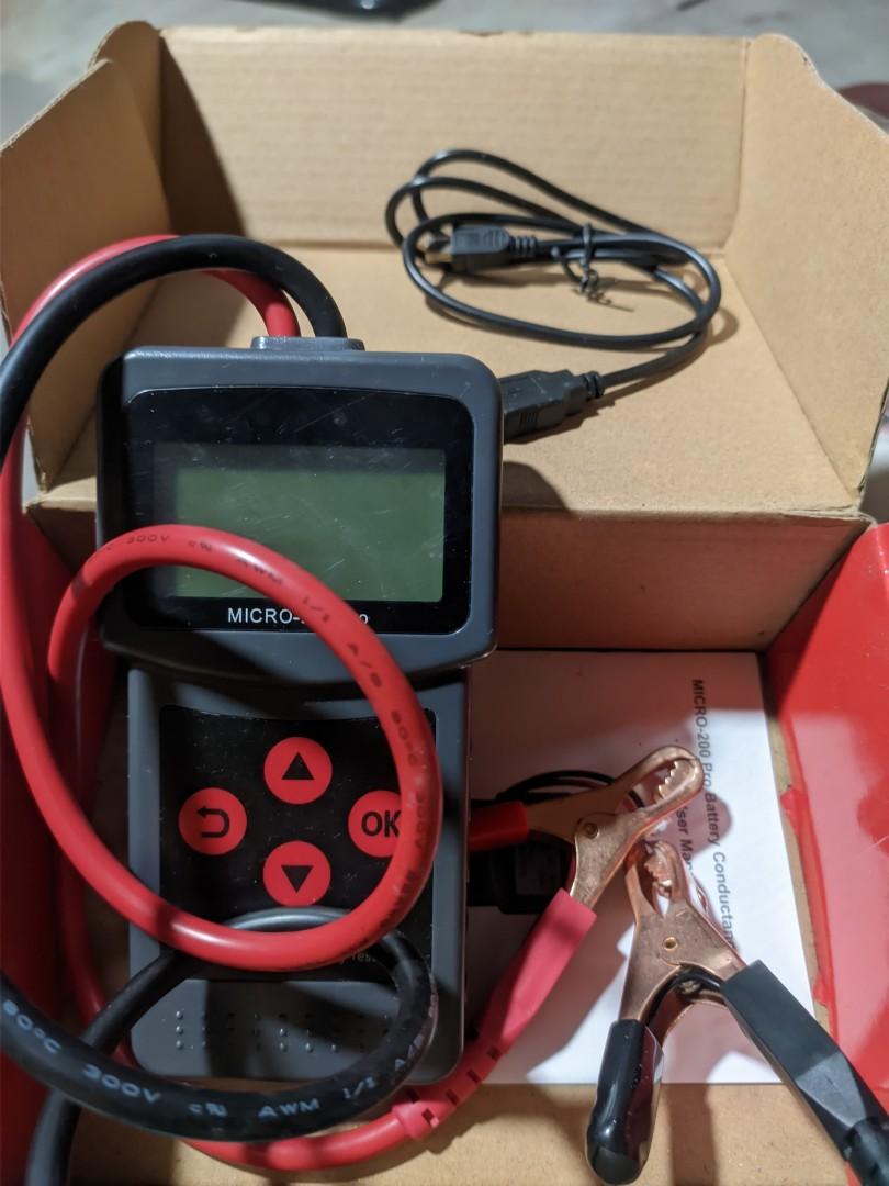 12V Digital Battery Tester (Car, Ebike & Motorcycle), Sports Equipment