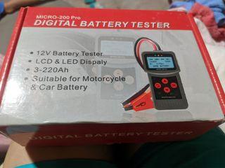 12V Digital Battery Tester (Car, Ebike & Motorcycle)