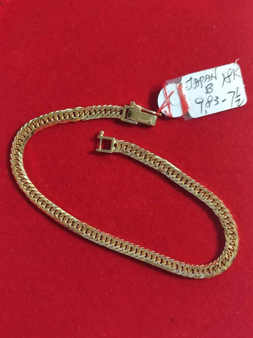 18K Japan Gold bracelet, Women's Fashion, Jewelry & Organizers