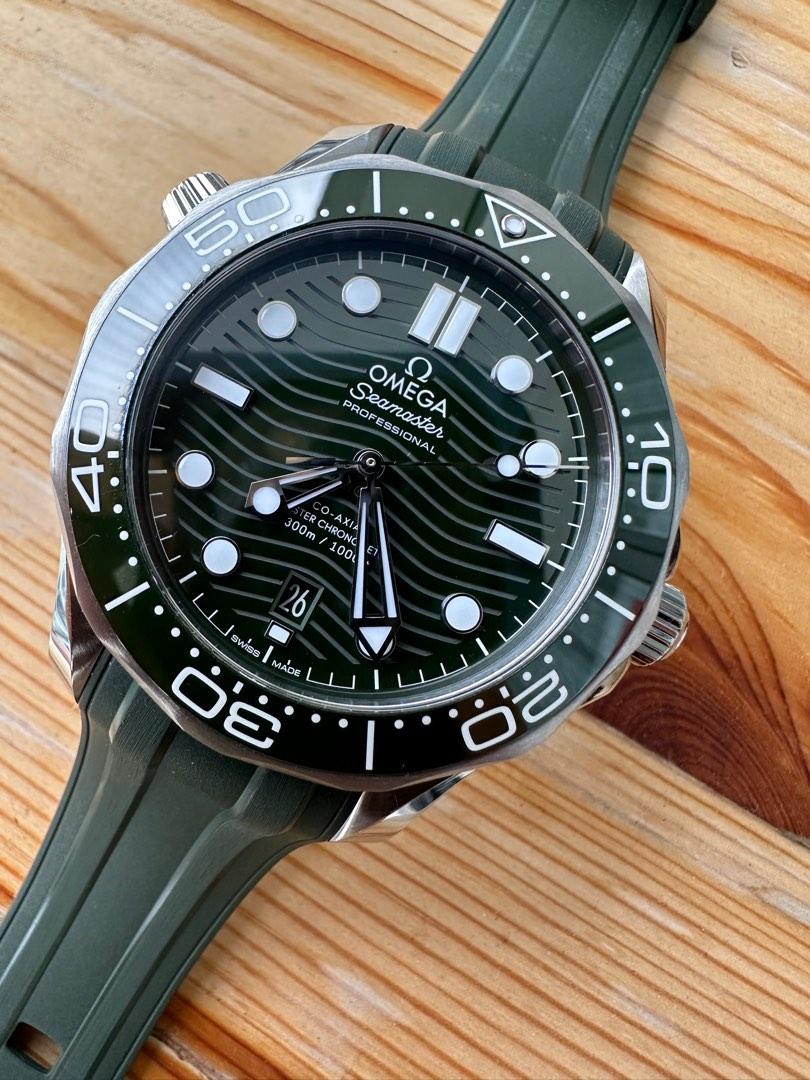 2022 LATEST Omega Seamaster Professional 300m Green Ceramic